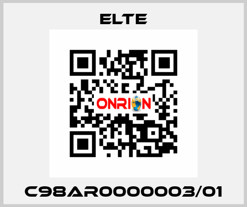 C98AR0000003/01 Elte