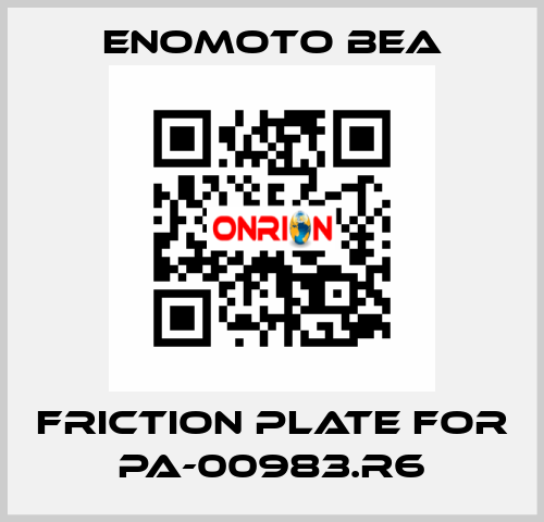 Friction Plate for PA-00983.R6 Enomoto BeA