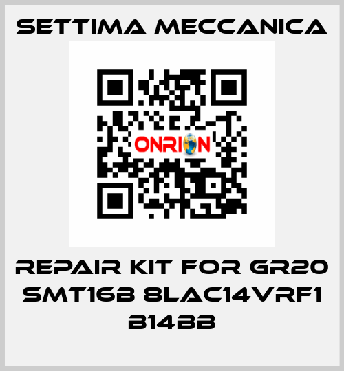 Repair kit for GR20 SMT16B 8LAC14VRF1 B14BB Settima Meccanica