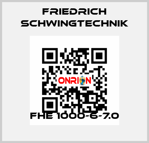 FHE 1000-6-7.0 Friedrich Schwingtechnik