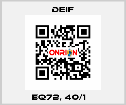 EQ72, 40/1 А Deif