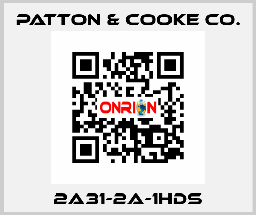 2A31-2A-1HDS Patton & Cooke Co.