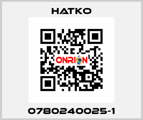 0780240025-1 Hatko