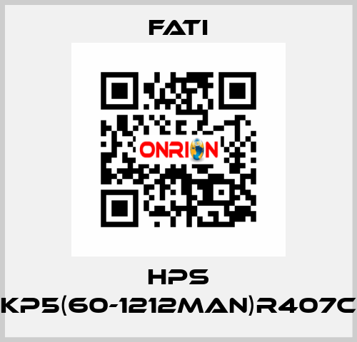 HPS KP5(60-1212MAN)R407C FATI