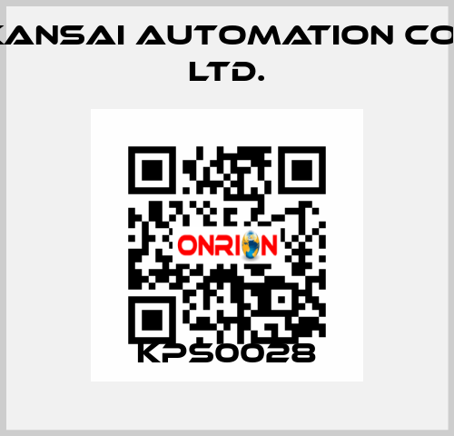 KPS0028 KANSAI Automation Co., Ltd.