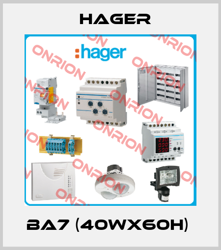 BA7 (40WX60H)  Hager