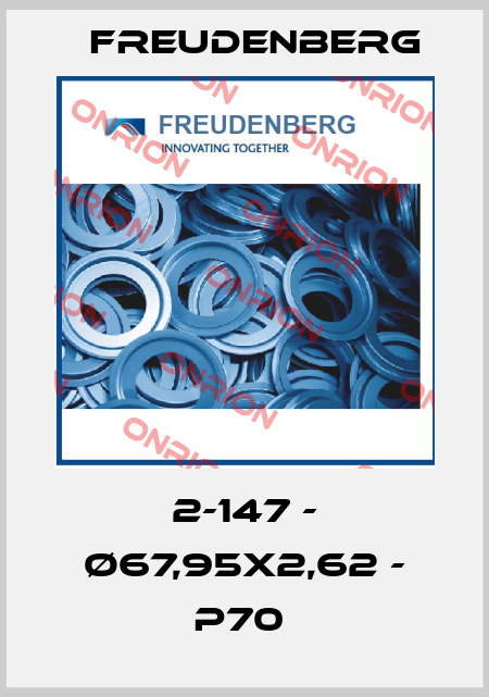 2-147 - Ø67,95x2,62 - P70  Freudenberg