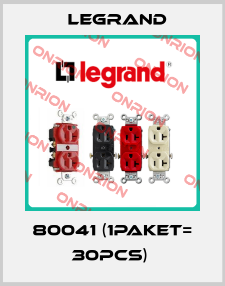 80041 (1paket= 30pcs)  Legrand