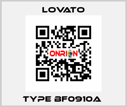 TYPE BF0910A  Lovato