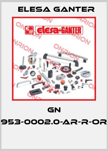 GN 953-0002.0-AR-R-OR  Elesa Ganter
