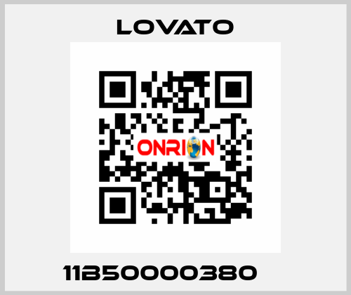 11B50000380     Lovato