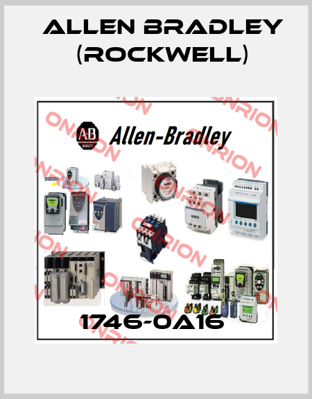 1746-0A16  Allen Bradley (Rockwell)