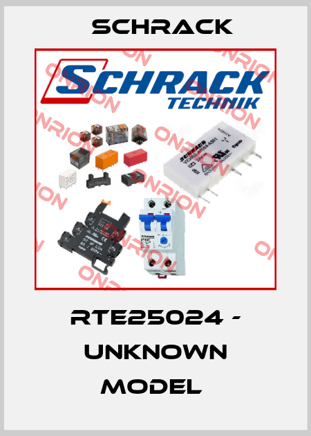 RTE25024 - unknown model  Schrack