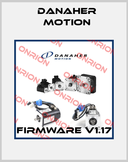 firmware v1.17 Danaher Motion