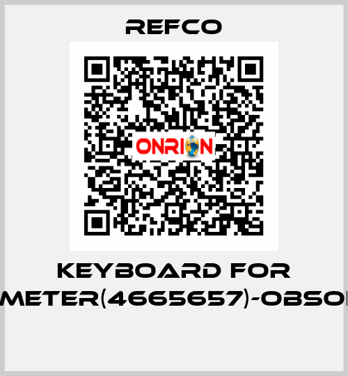 keyboard for REF-METER(4665657)-obsolete  Refco
