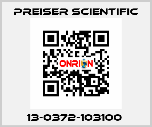 13-0372-103100  Preiser Scientific