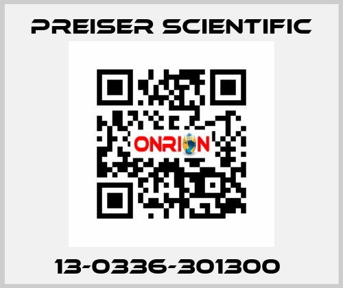 13-0336-301300  Preiser Scientific