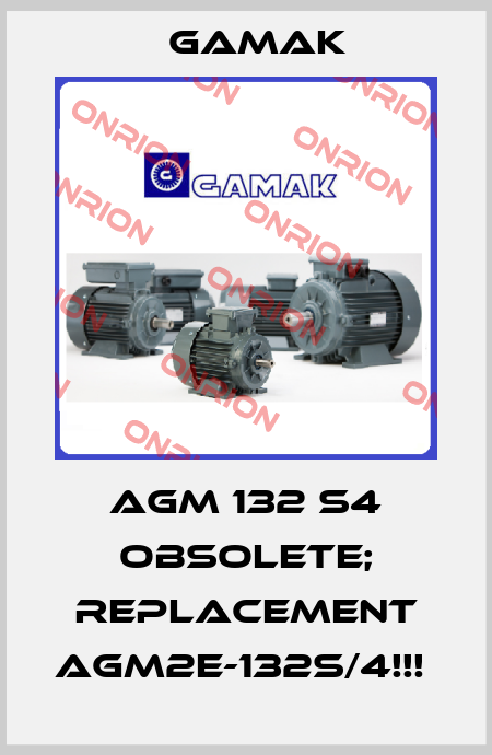 AGM 132 S4 OBSOLETE; REPLACEMENT AGM2E-132S/4!!!  Gamak