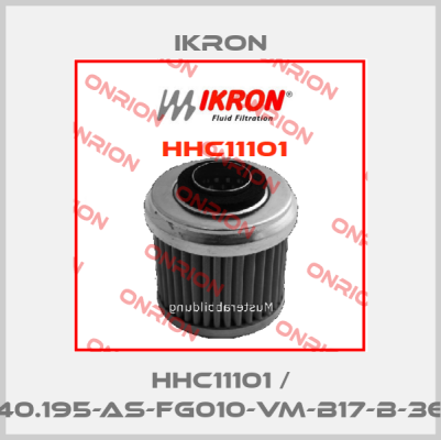HHC11101 / HEK02-40.195-AS-FG010-VM-B17-B-360l/min. Ikron