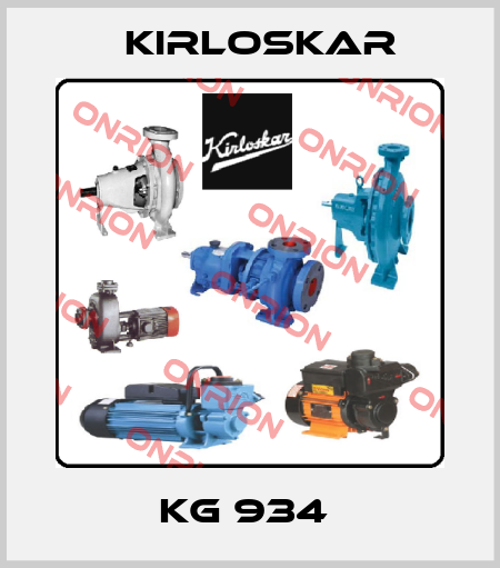KG 934  Kirloskar