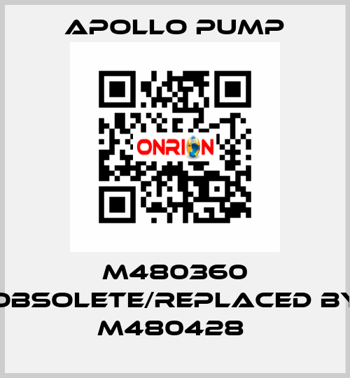 M480360 obsolete/replaced by M480428  Apollo pump