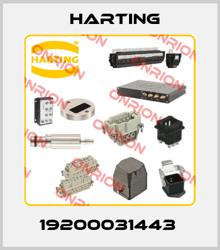 19200031443  Harting