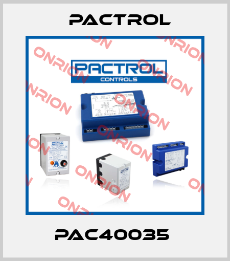 PAC40035  Pactrol