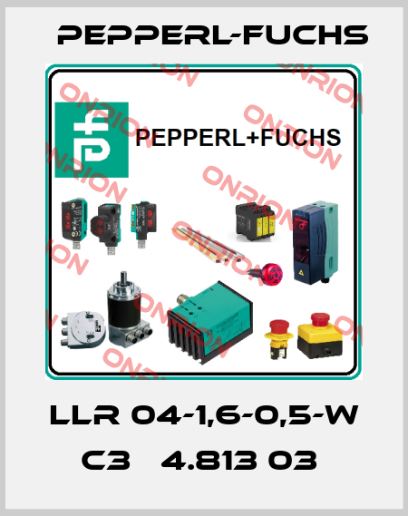 LLR 04-1,6-0,5-W C3   4.813 03  Pepperl-Fuchs