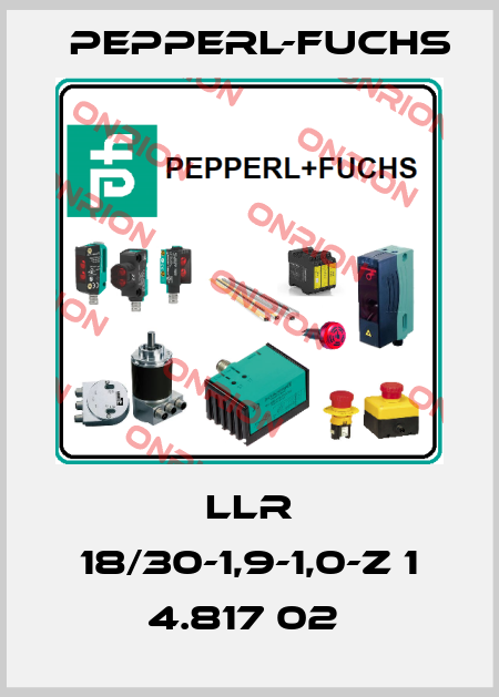 LLR 18/30-1,9-1,0-Z 1 4.817 02  Pepperl-Fuchs
