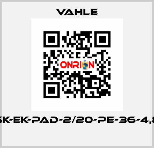 SK-EK-PAD-2/20-PE-36-4,8  Vahle