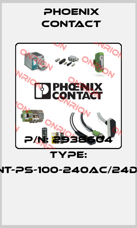 P/N: 2938604 Type: QUINT-PS-100-240AC/24DC/10  Phoenix Contact