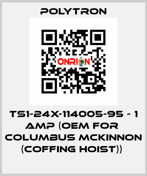 TS1-24X-114005-95 - 1 AMP (OEM for  Columbus McKinnon (Coffing Hoist))  Polytron