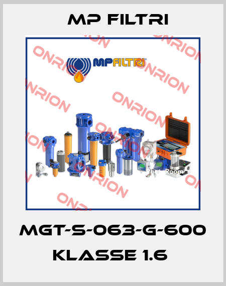 MGT-S-063-G-600  Klasse 1.6  MP Filtri