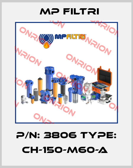 P/N: 3806 Type: CH-150-M60-A  MP Filtri