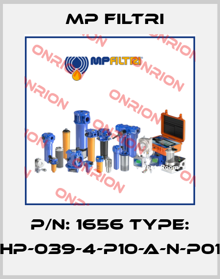 P/N: 1656 Type: HP-039-4-P10-A-N-P01 MP Filtri