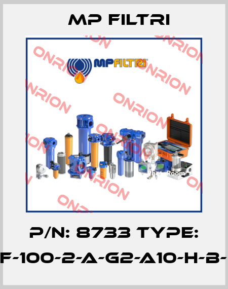 P/N: 8733 Type: MPF-100-2-A-G2-A10-H-B-P01 MP Filtri