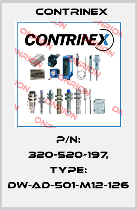 p/n: 320-520-197, Type: DW-AD-501-M12-126 Contrinex