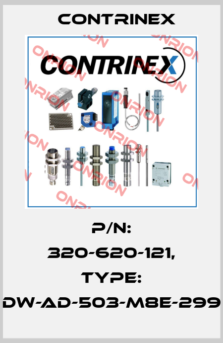 p/n: 320-620-121, Type: DW-AD-503-M8E-299 Contrinex