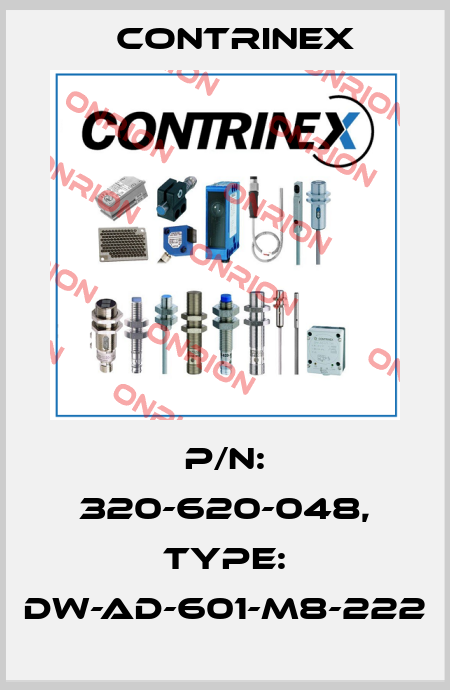 p/n: 320-620-048, Type: DW-AD-601-M8-222 Contrinex