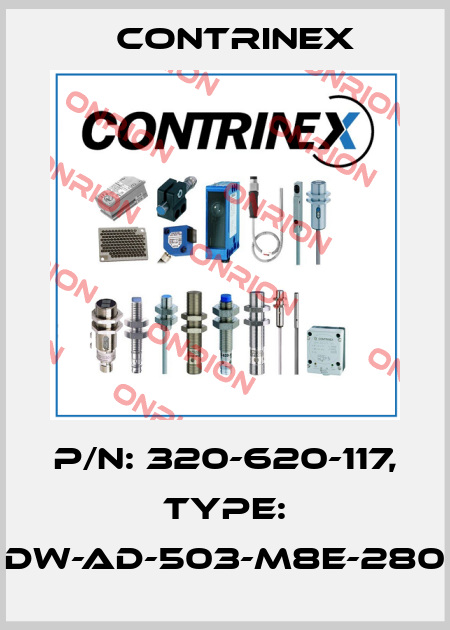 p/n: 320-620-117, Type: DW-AD-503-M8E-280 Contrinex