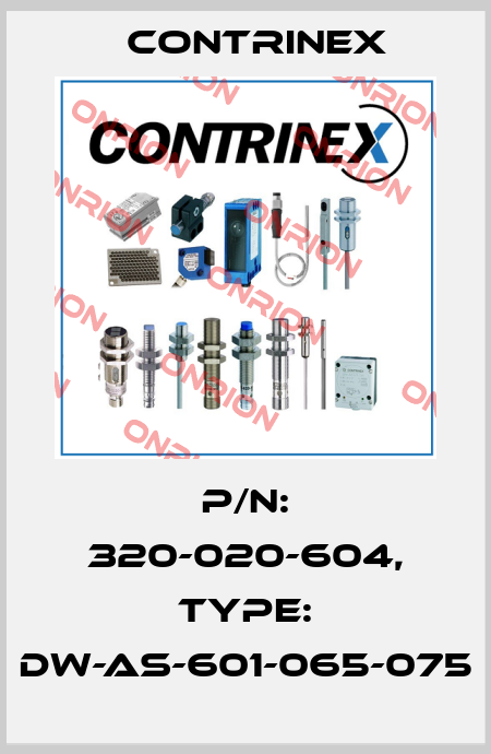 p/n: 320-020-604, Type: DW-AS-601-065-075 Contrinex