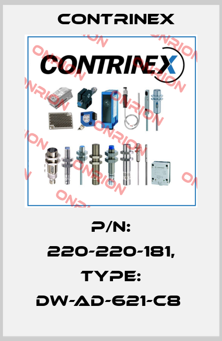 P/N: 220-220-181, Type: DW-AD-621-C8  Contrinex