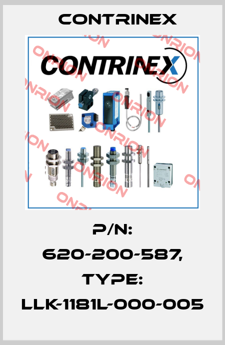 p/n: 620-200-587, Type: LLK-1181L-000-005 Contrinex