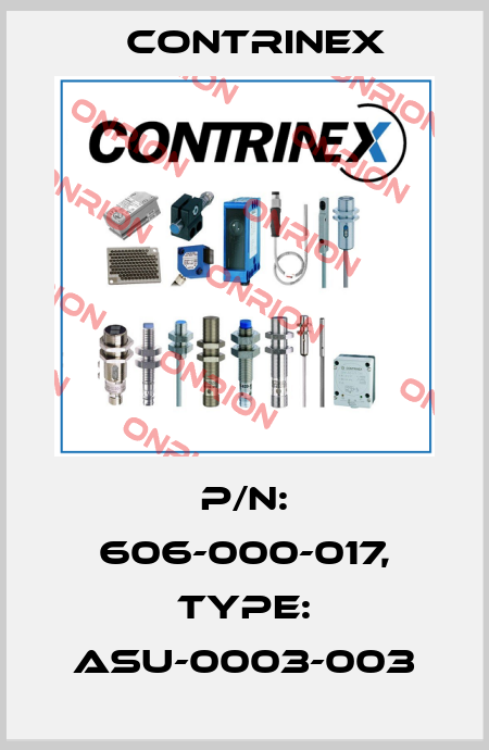 p/n: 606-000-017, Type: ASU-0003-003 Contrinex