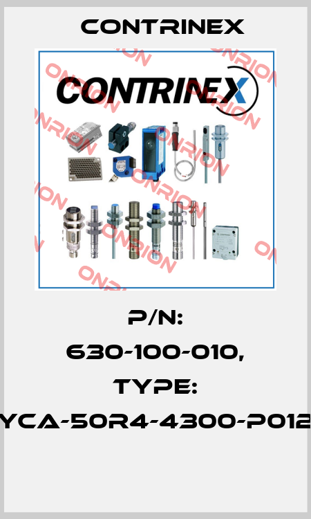 P/N: 630-100-010, Type: YCA-50R4-4300-P012  Contrinex