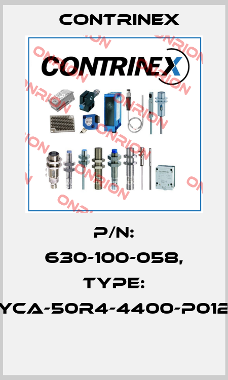 P/N: 630-100-058, Type: YCA-50R4-4400-P012  Contrinex
