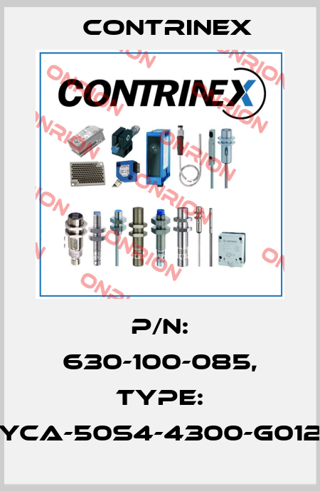 p/n: 630-100-085, Type: YCA-50S4-4300-G012 Contrinex