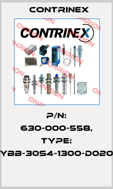 P/N: 630-000-558, Type: YBB-30S4-1300-D020  Contrinex
