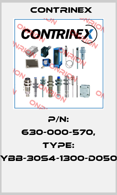 P/N: 630-000-570, Type: YBB-30S4-1300-D050  Contrinex