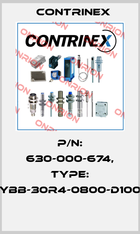P/N: 630-000-674, Type: YBB-30R4-0800-D100  Contrinex